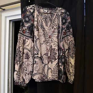Lucky Brand BoHo Blouse (Large)